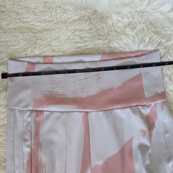 Adidas Aeroready Designed to Move Graphic High-Waist Leggings pink white small - Picture 11 of 16